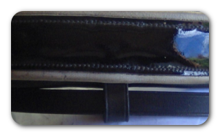 Addition of a flash loop to a patent leather noseband